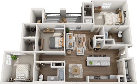 3400 McMillen Drive 1-3 Beds Apartment for Rent - Photo Gallery 37